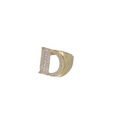 Gold Letter D initial