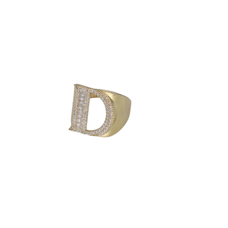 Gold Letter D initial