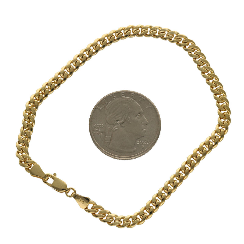 10 Karat Gold Miami Cuban Link Lobster Lock Bracelet