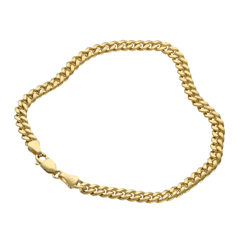 10 Karat Gold Miami Cuban Link Lobster Lock Bracelet