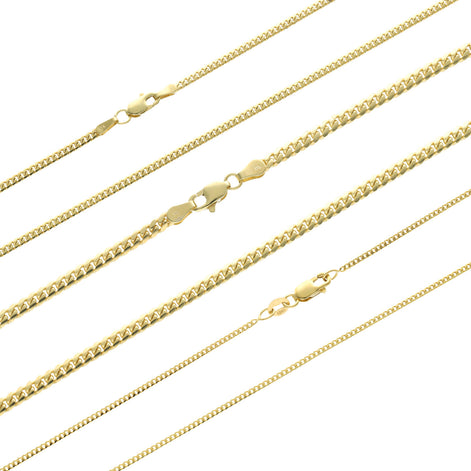 10 Karat Gold Miami Cuban Link Chain Lobster Lock