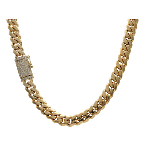 10k Gold Miami Cuban Link Choker 16