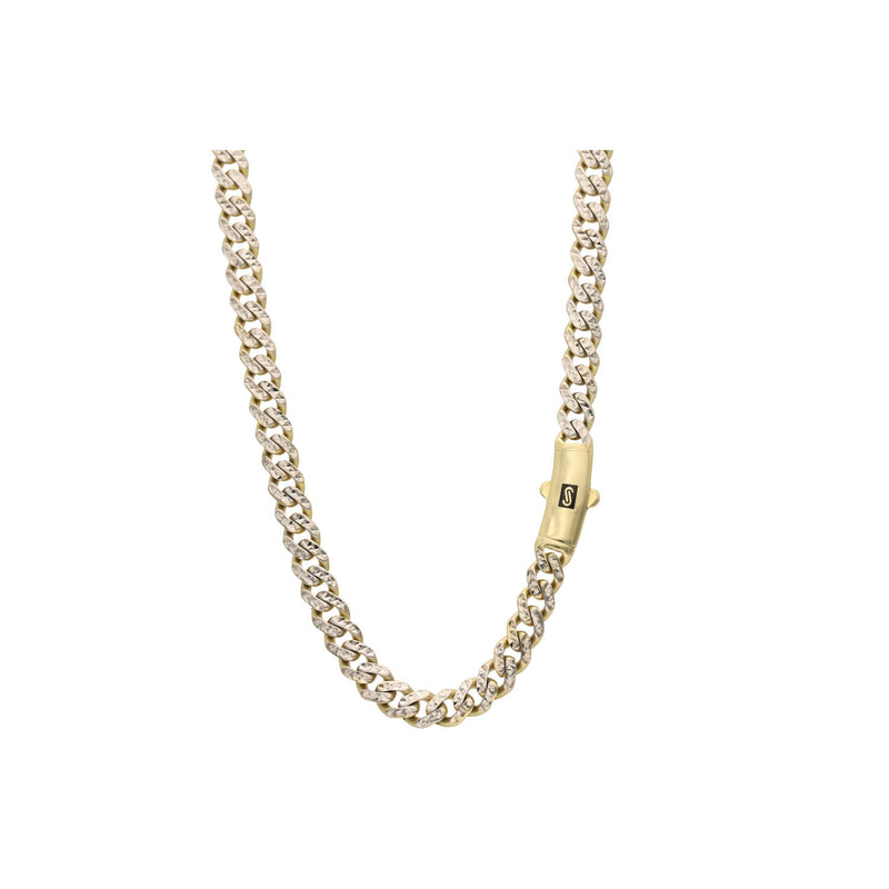 10 Karat Gold Diamond Cut Classic Monaco Chains