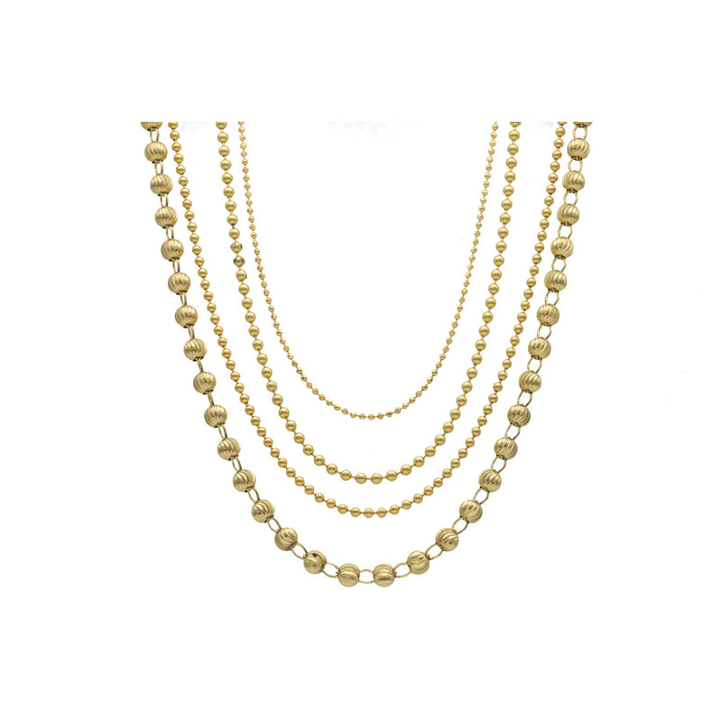 10 Karat Gold Moon Chain