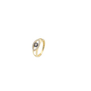 Mysterious 10 karat Gold Evil Blu Eye - Bold 2025 Jewelry