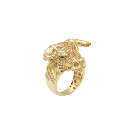 10 Karat Gold Bull Ring