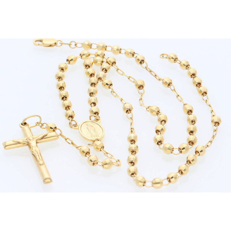 10 Karat Gold Yellow Rosary