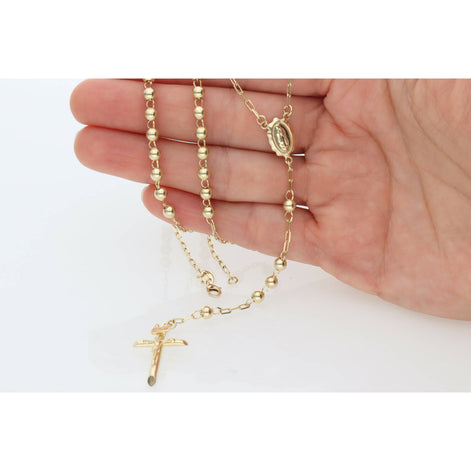 14 Karat Gold Rosary 3.9mm