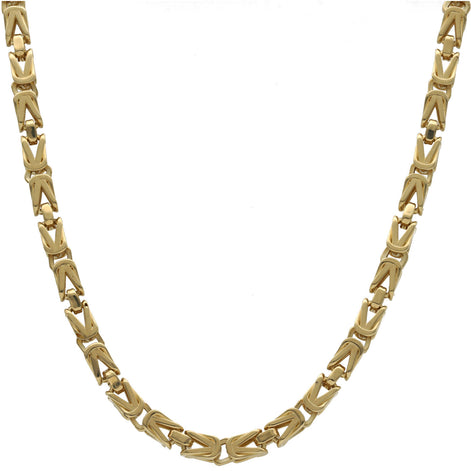 10 Karat Gold Byzantine Chain