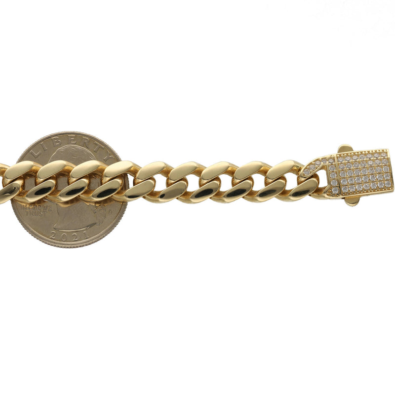 14k Gold Ankle Bracelet 9mm 