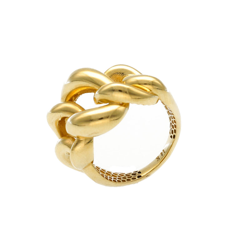 Beautiful and elegant Three Link Cuban Ring in 14 Karat.