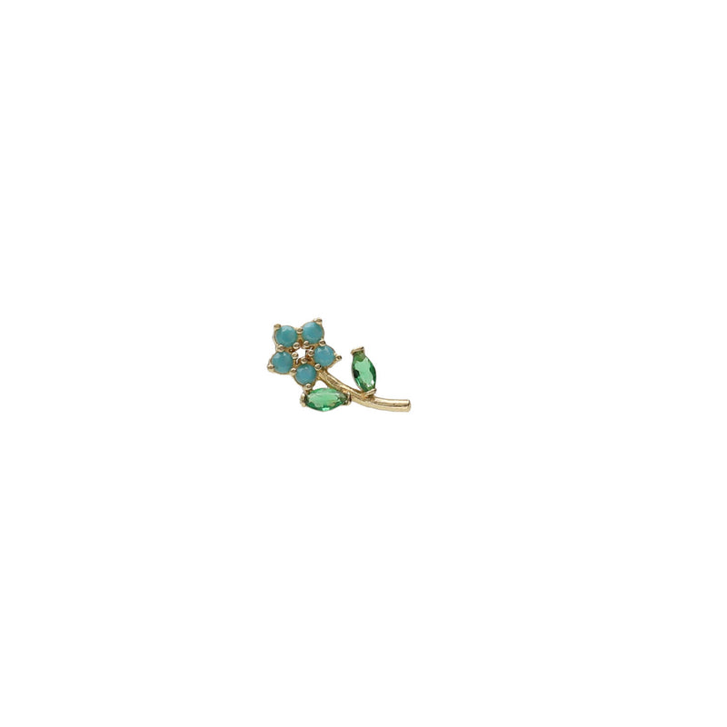 14k Gold Flower Piercing for Earring cartilage