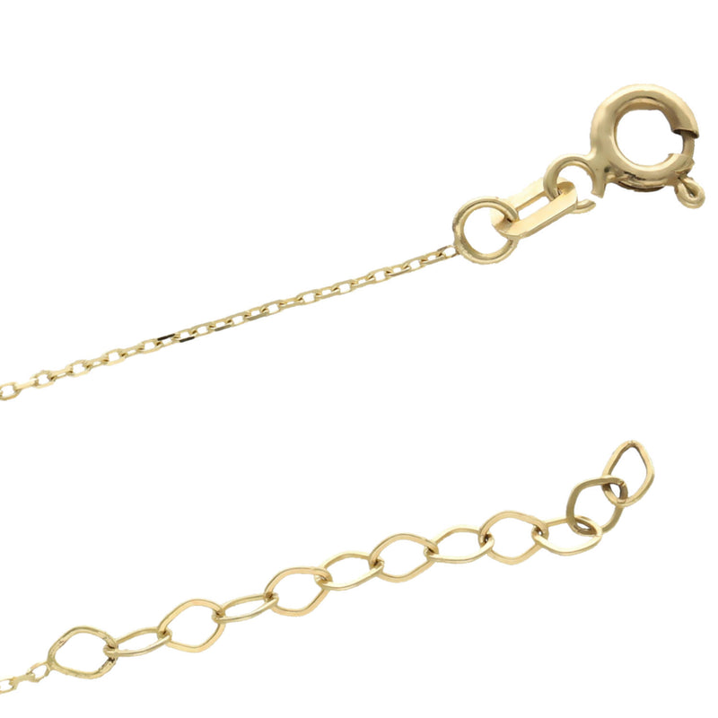 Lock in Real Gold Rolo Necklace