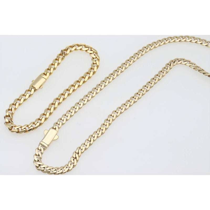 10 Karat Gold Cuban Set 6.5mm