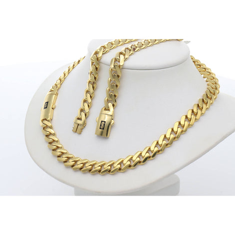 10 Karat Gold Monaco Chain 7.5 mm