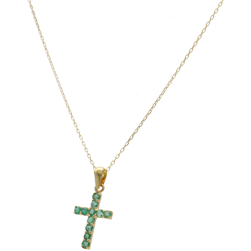 Real Emerald 18 Karat Necklace