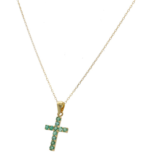 Real Emerald 18 Karat Necklace