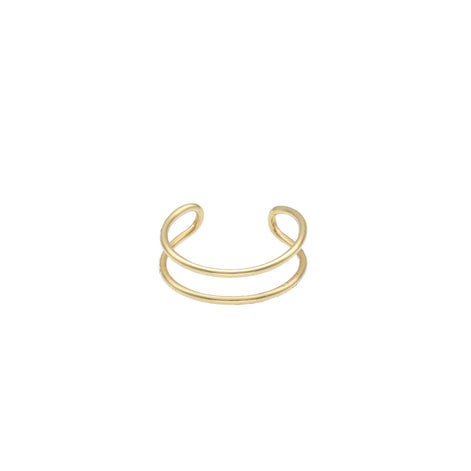 14 Karat Gold Double Loop Toe Ring
