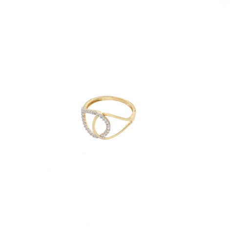 14 Karat Gold Loop Fancy Ring