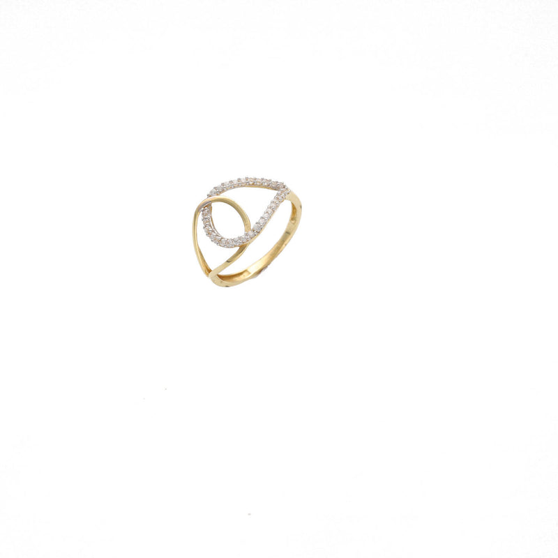 14 Karat Gold Loop Fancy Ring
