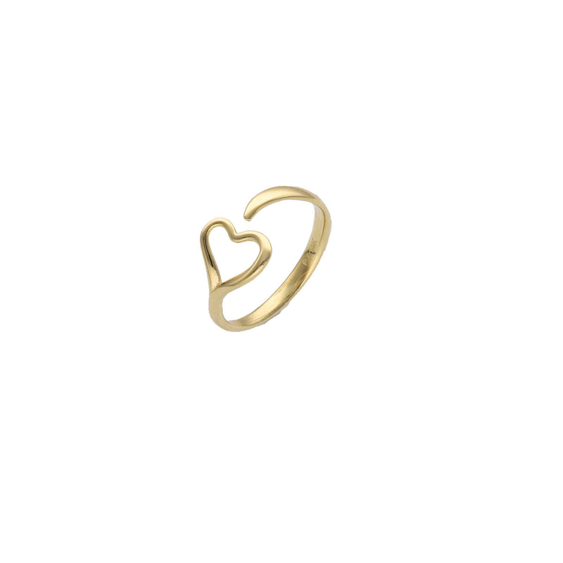14 Karat Gold Heart Ring