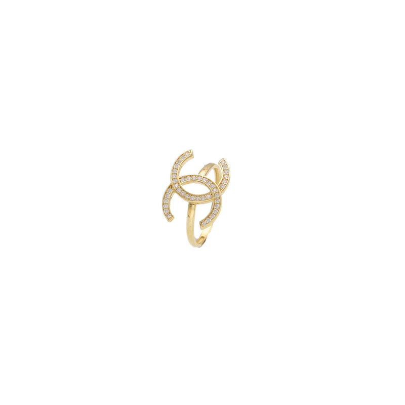 14 Karat Fancy "CC" Ring