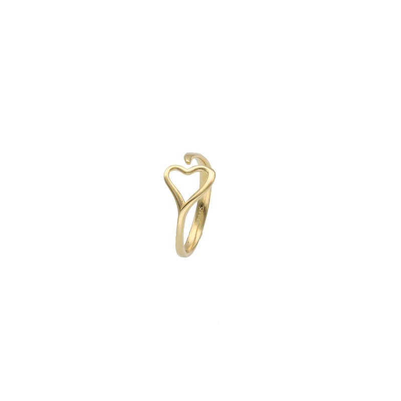 14 Karat Gold Heart Ring