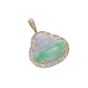 Diamond Jade Buddha Charm