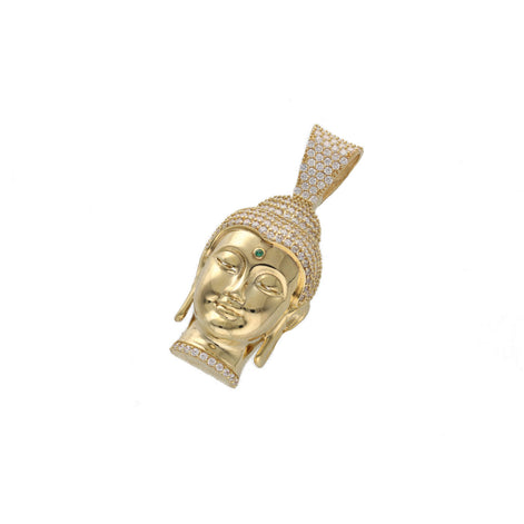 10 Karat Gold & CZ Buddha Charm