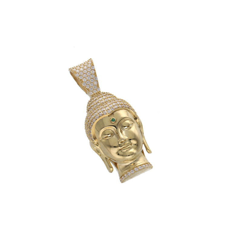 10 Karat Gold & CZ Buddha Charm