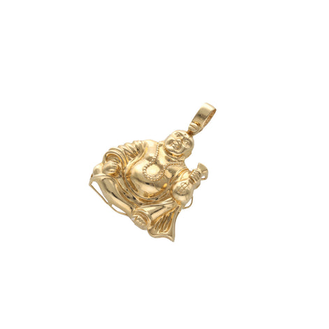 14 Karat Gold Plain Buddha Charm