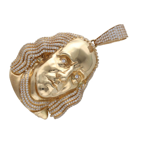 10 Karat Gold Cz Benjamin Franklin Charm