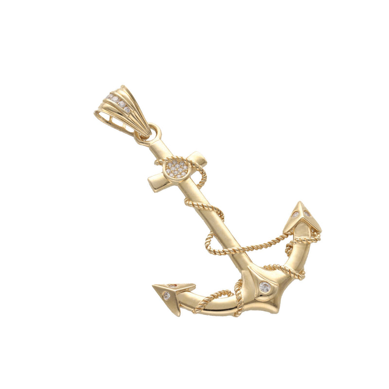 14 Karat Gold Anchor Charm
