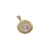 14 Karat Gold Two Tone St. Michael "Pray For us" Medal