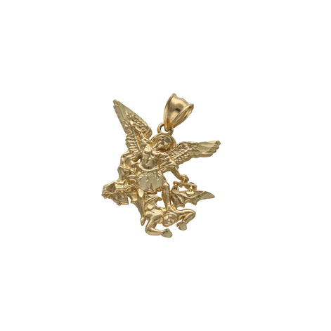 10 Karat Gold Saint Michael  Charm