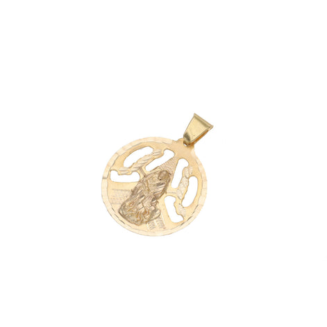 10 Karat Gold San Lazaro Medal