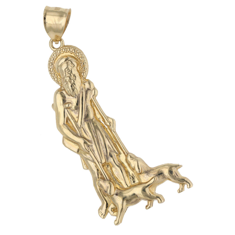 14 Karat Gold San Lazaro Charm