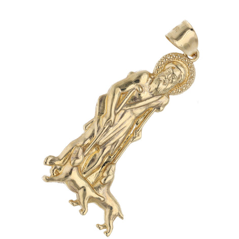 14 Karat Gold San Lazaro Charm