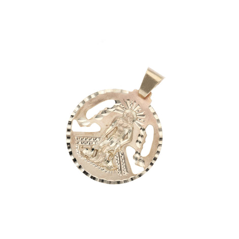 10 Karat Gold St Lazaro Medal