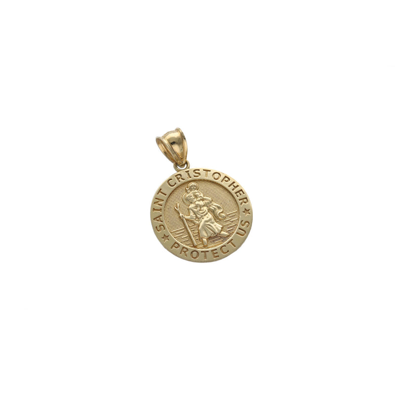 10 Karat Gold St Christopher Medal