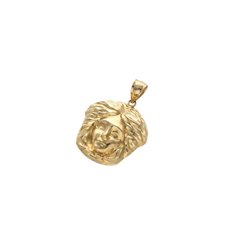 10 karat Gold Medusa Face Charm