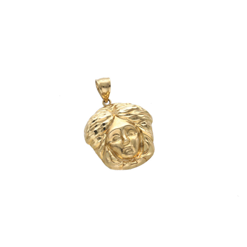10 karat Gold Medusa Face Charm