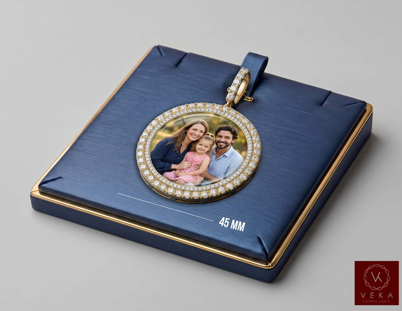 10K Gold YG JB 2.35ctw ND Diamond Photo Charm W:15.9