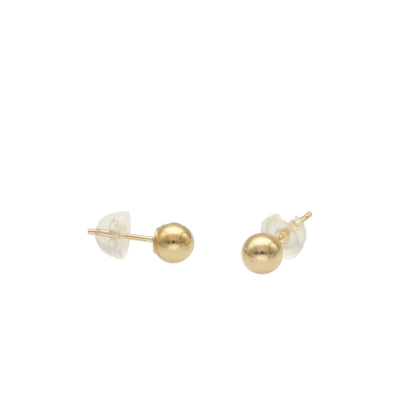 14 Karat Gold Ball Stud Earrings