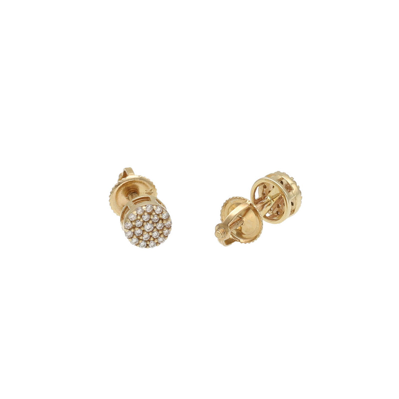 10 Karat Gold Moissanite 0.206ctw VVS Color Stud Earring