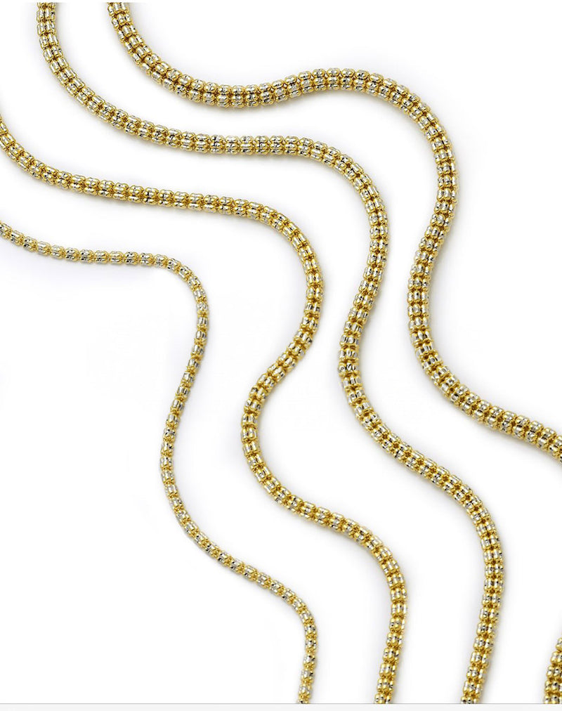 10 Karat Gold Ice Chain