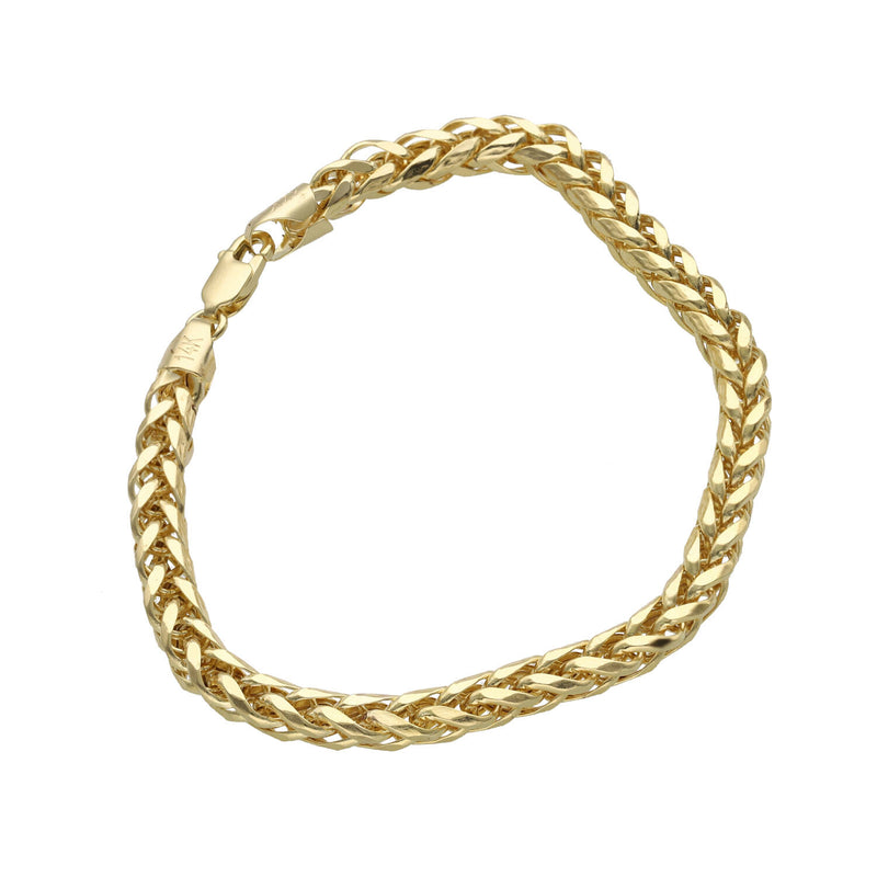 14 Karat Gold Palmer Franco Bracelet
