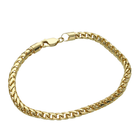 14 Karat Gold Franco Bracelet