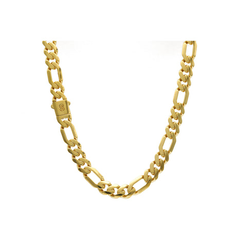 14 Karat Gold Figaro Monaco Style Chain