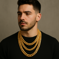 Real Gold Miami Cuban Link Chains